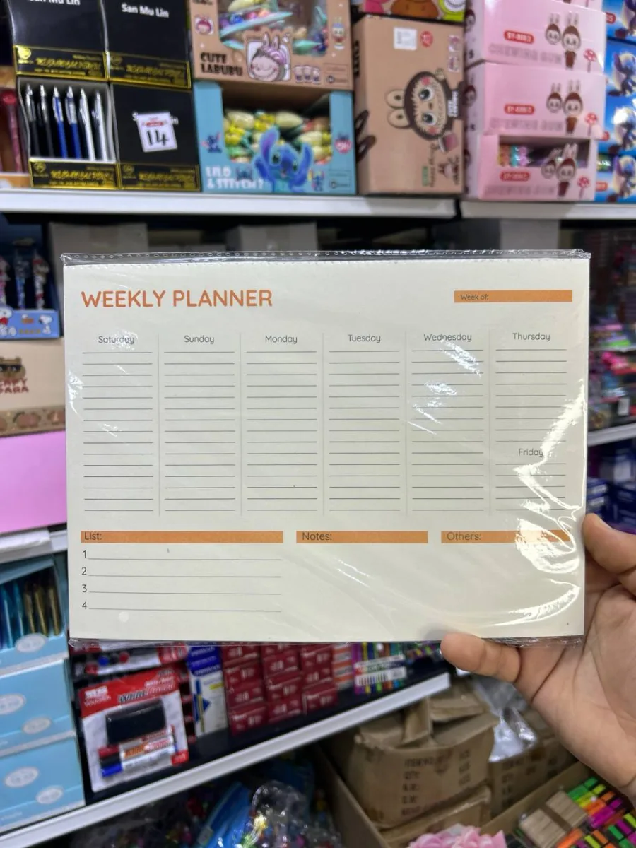 صورة Weekly Planner A4 Yassin 1118