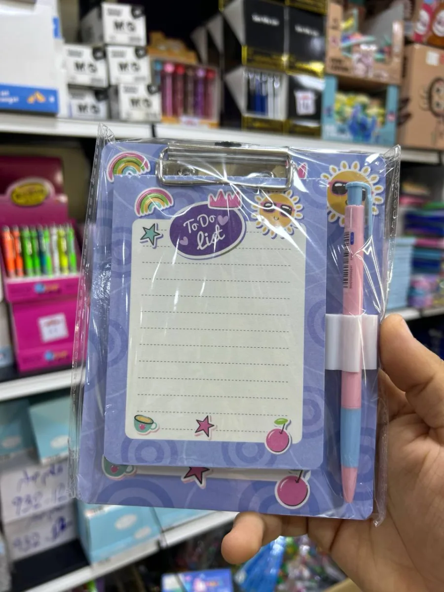 صورة To do list  ( Planner Clip / Yassin ) 1276  بلانشيطة + قلم 