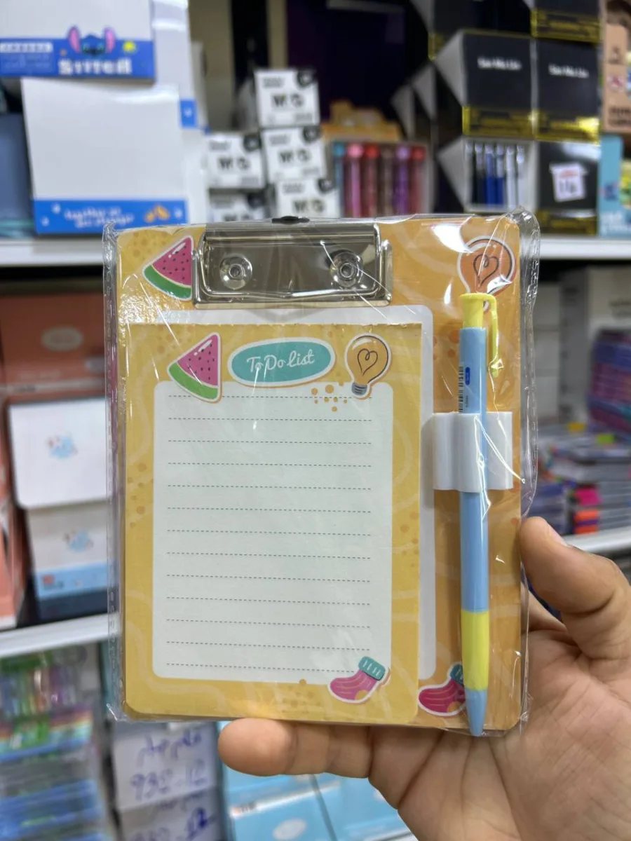 صورة To do list  ( Planner Clip / Yassin ) 1276  بلانشيطة + قلم 