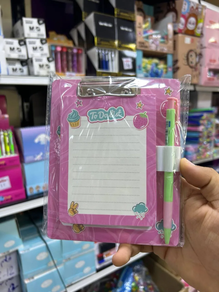 صورة To do list  ( Planner Clip / Yassin ) 1276  بلانشيطة + قلم 
