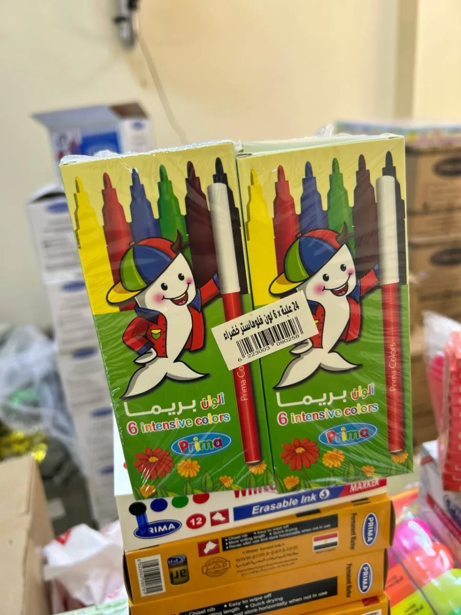 باكو ٢٤ علب الوان فلوماستر ٦ لون