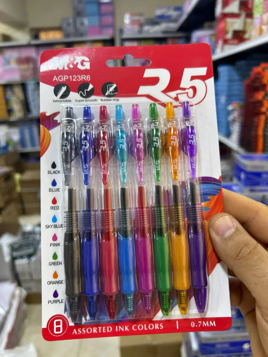 صورة طقم 8 قلم جيل سوستة MG - R5