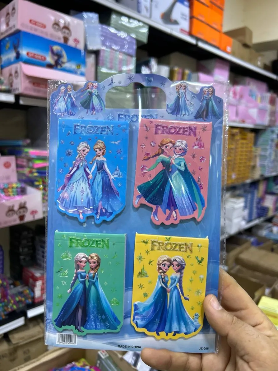 صورة 3 — باكت 4 نوتة مجسم