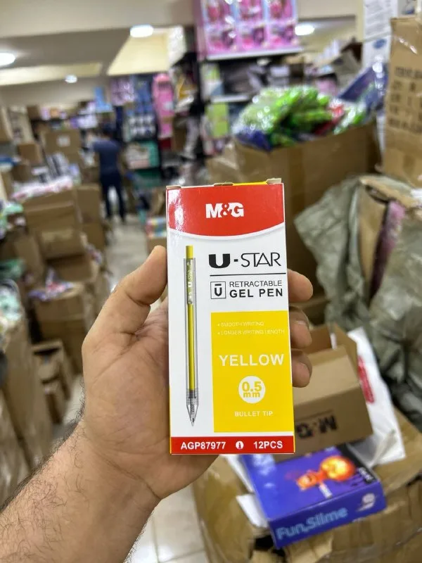 صورة 4 — علبة 12 قلم جيل سوستة M&G - Ustar
