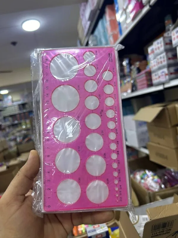 صورة 2 — مسطرة / شبلونة دوائر