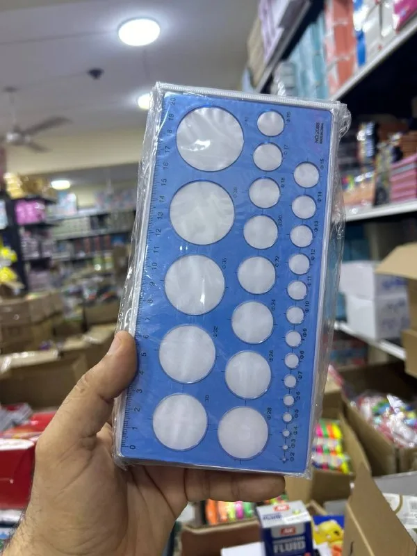 صورة 4 — مسطرة / شبلونة دوائر
