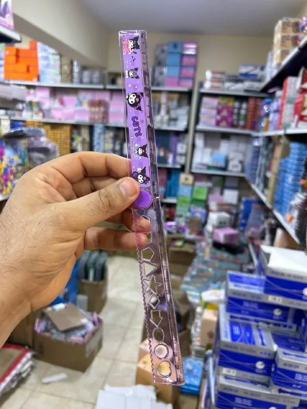 صورة 3 — مسطرة متحركة - رسوم هندسية / مادن 30 سم