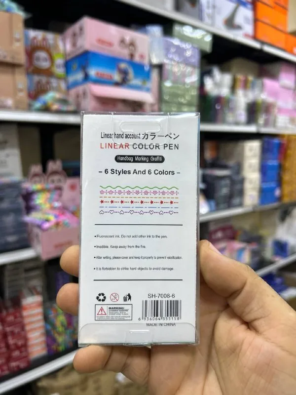 صورة 2 — طقم 6 قلم تسطير SH7008
