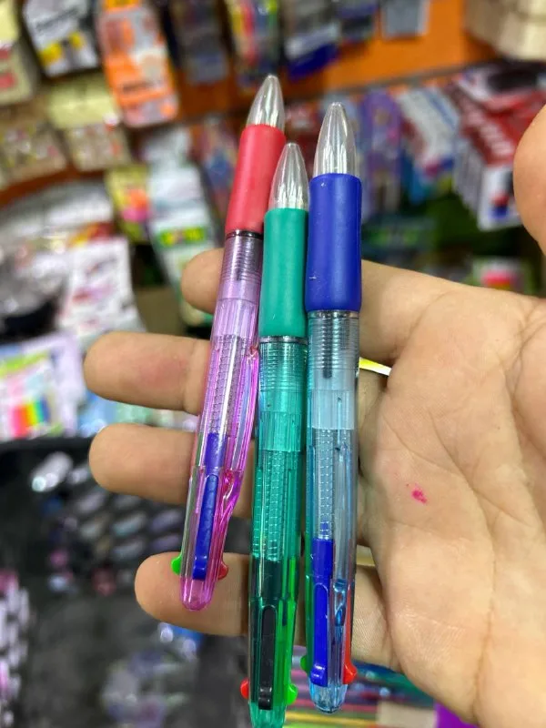 صورة 3 — علبة قلم جاف 4 لون