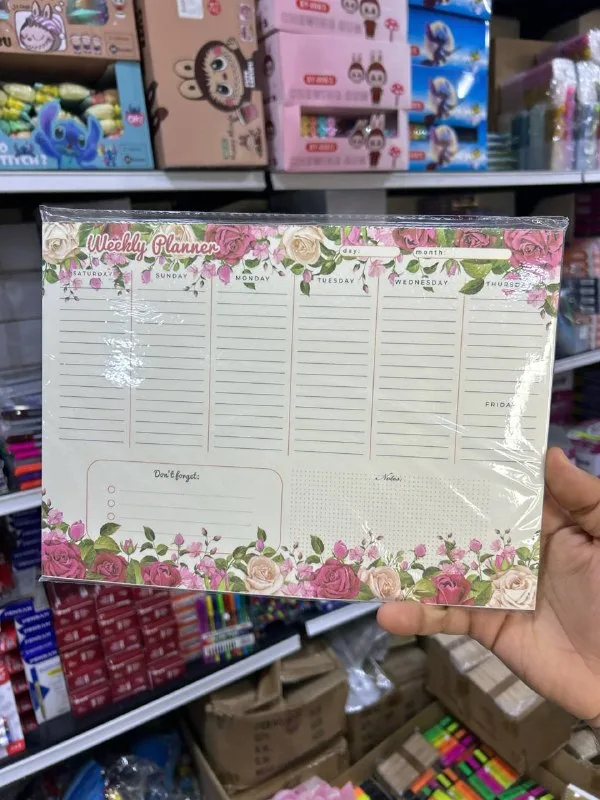 صورة 3 — Weekly Planner A4