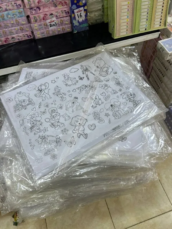 باكت 4 شيت تلوين 35 * 50