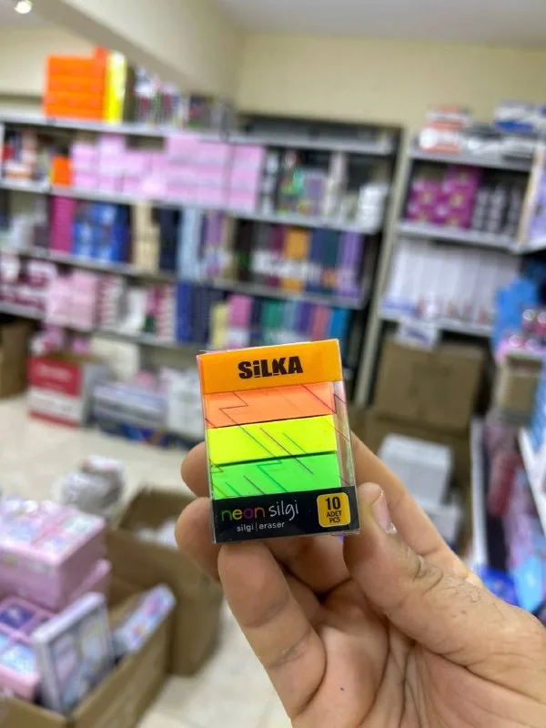 صورة 2 — باكت 10 استكية سيلكا نيون / تركى