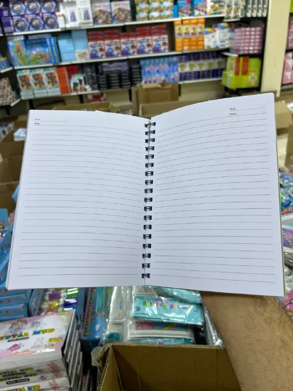 صورة 3 — نوتة سلك B5 - باستيل مضلع