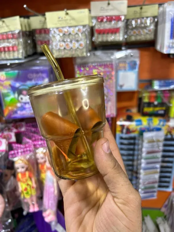 صورة 4 — مج زجاج عسلى شعبى